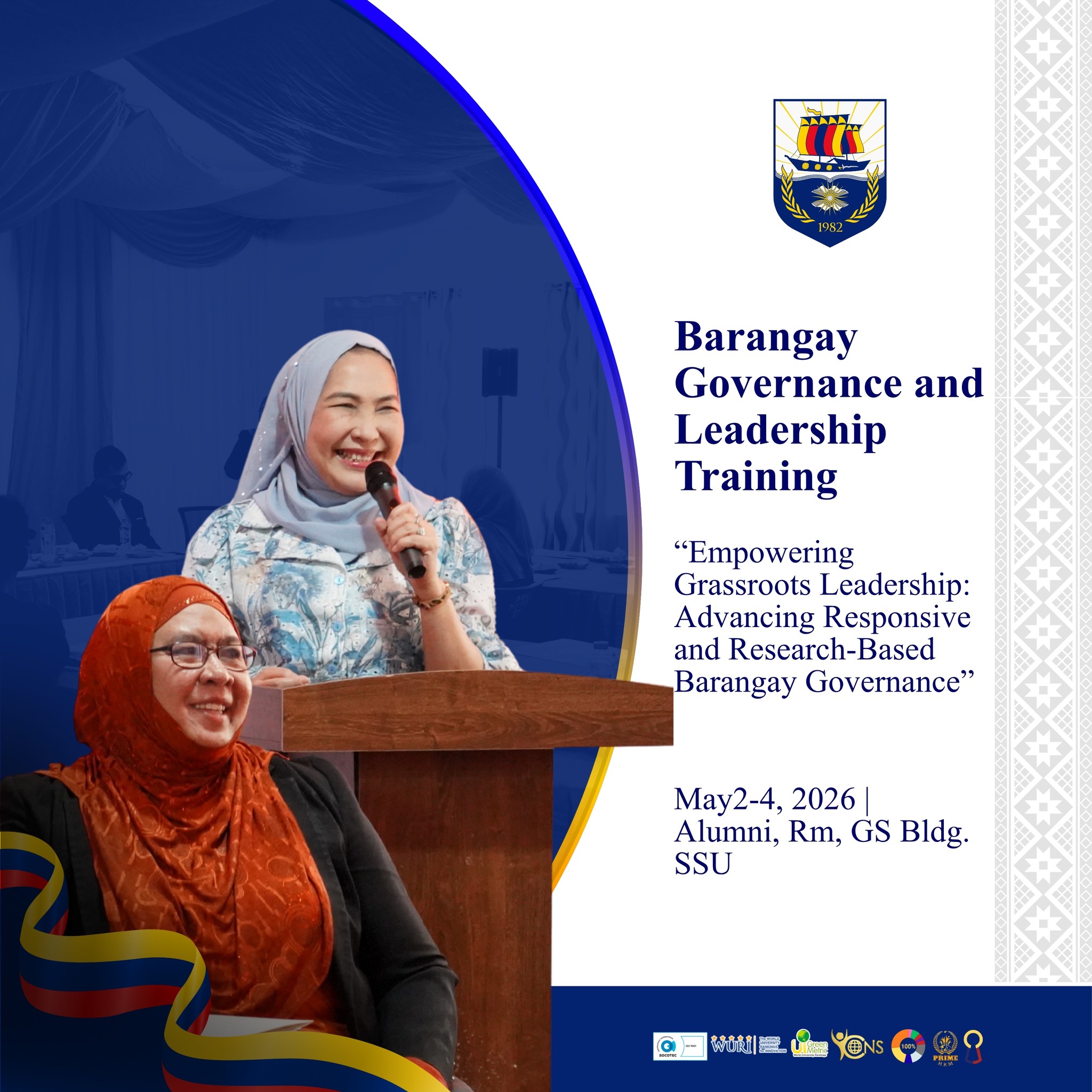 SSU School of Graduate Studies Hosts Barangay Governance and Leadership Training