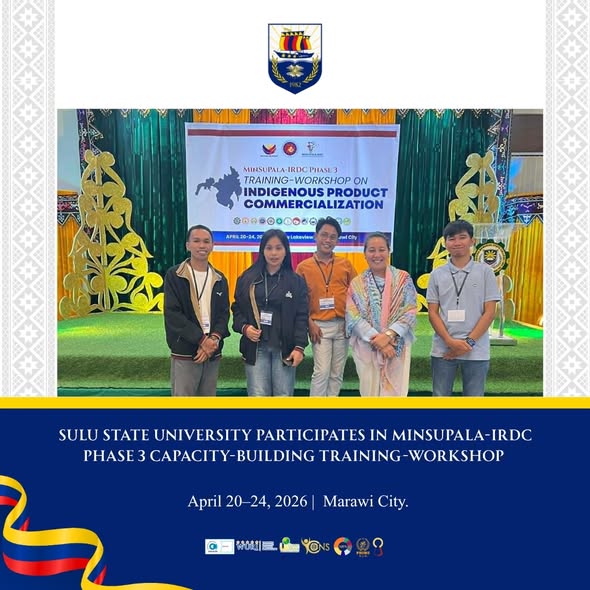 Sulu State University participates in MinSuPala-IRDC Phase 3 Capacity-Building Training-Workshop